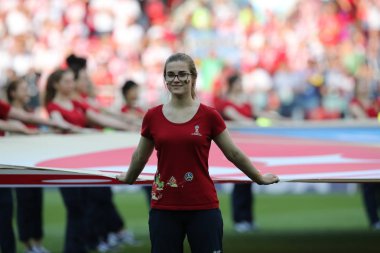 Moskova, Rusya - 19th Haziran 2018: Açılış töreni FIFA Dünya Kupası Rusya 2018, H Grubu, futbol maç Polonya vs Senegal Spartak Stadium Moskova arasında