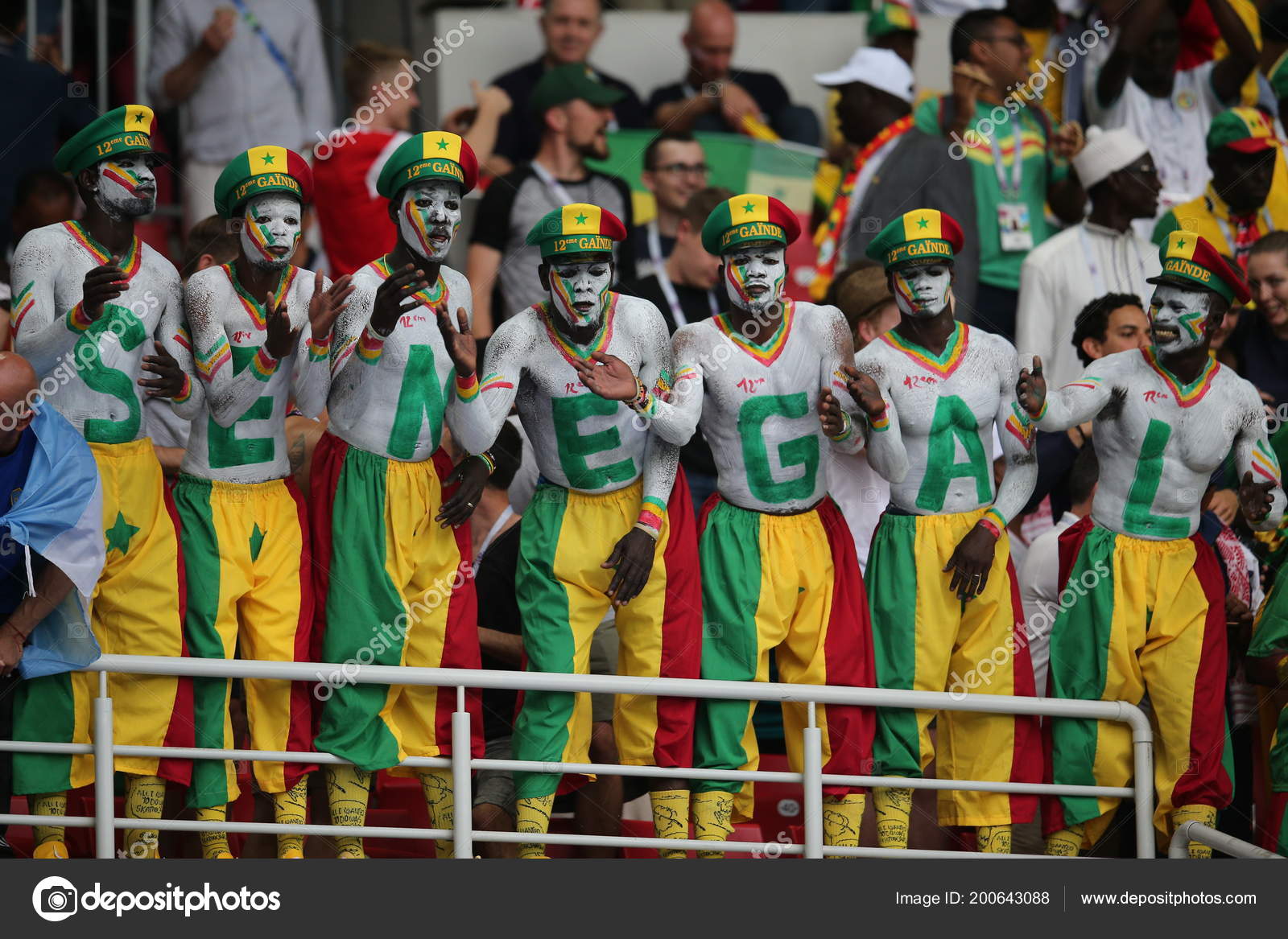 Moscow Russian June 19th 18 Senegal Fans Stands Fifa World Stock Editorial Photo C M Iacobucci Tiscali It