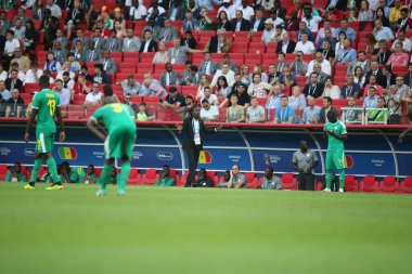 19.06.2018. Moskova, Rusya: FIFA Dünya Kupası Rusya 2018, H Grubu, futbol sırasında eylem arasında Polonya v Spartak stadyumu Moskova'da Senegal'de eşleme.