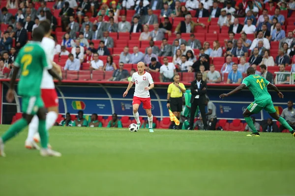 19.06.2018. Moskova, Rusya: FIFA Dünya Kupası Rusya 2018, H Grubu, futbol sırasında eylem arasında Polonya v Spartak stadyumu Moskova'da Senegal'de eşleme.
