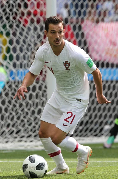 20.06.2018. Moskova, Rusya: Cedric Soares eylem sırasında FIFA Dünya Kupası Rusya 2018, B grubu, futbol Portekiz V Fas Moskova'da Lujniki Stadyumu arasında eşleme.