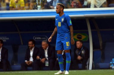 22.06.2018. Saint Petersburg, Rusya: Neymar eylem sırasında FIFA Dünya Kupası Rusya 2018, E Grubu, futbol Brezilya V Costarica Saint Petersburg Stadyumu arasında eşleme.