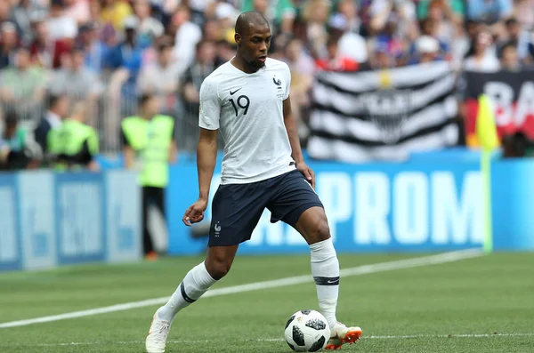 26.06.2018. Moskova, Rusya: Djibril Sidibe FIFA Dünya Kupası Rusya 2018, C grubu, futbol sırasında eylem Danimarka V Fransa Luzhniki Stadı Moskova arasında eşleme.