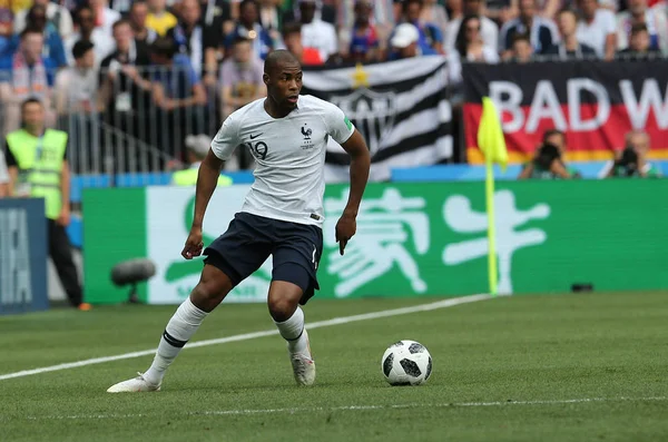 26.06.2018. Moskova, Rusya: Djibril Sidibe FIFA Dünya Kupası Rusya 2018, C grubu, futbol sırasında eylem Danimarka V Fransa Luzhniki Stadı Moskova arasında eşleme.
