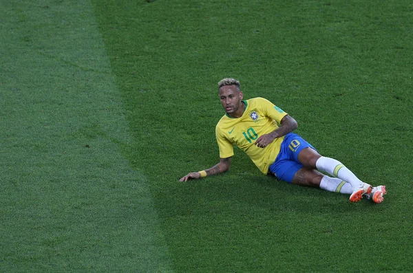 2018 Moscow Russian Neymar Ação Durante Copa Mundo Fifa Rússia — Fotografia de Stock