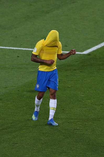 2018 Moscow Russian Gabriel Jesus Ação Durante Copa Mundo Fifa — Fotografia de Stock