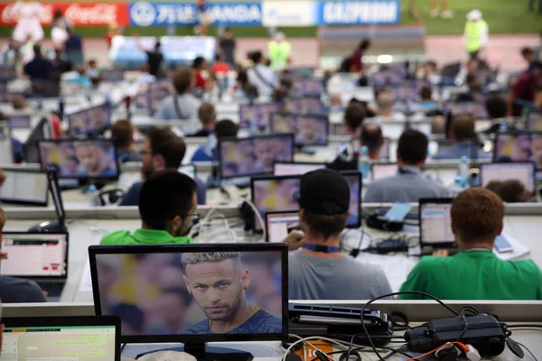 2018 Moskau Russisch Einsatz Während Der Fifa Weltmeisterschaft Russland 2018 — Stockfoto