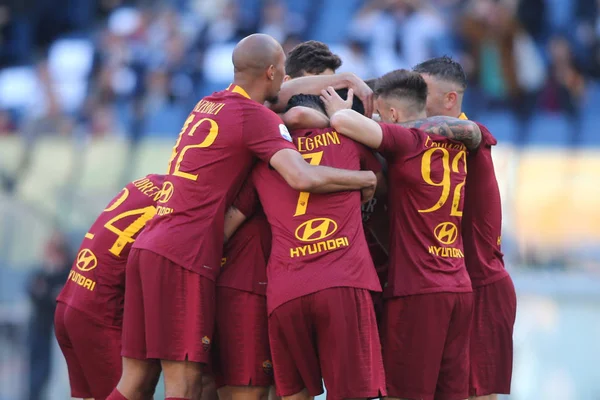 Serie A-AS Roma vs Cagliari — Zdjęcie stockowe