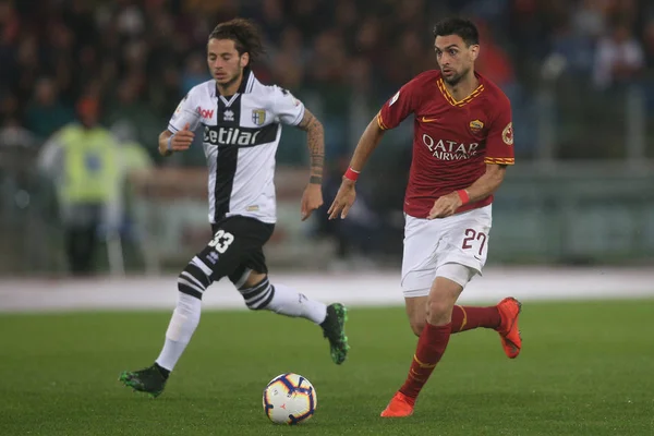 Serie A-jako Roma vs Parma — Stock fotografie
