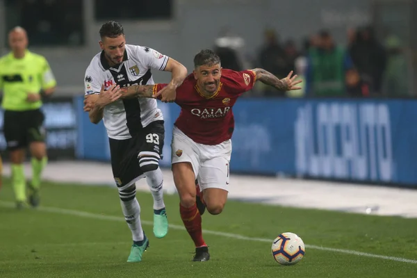 ซีรีส์ A AS ROMA VS PARMA — ภาพถ่ายสต็อก