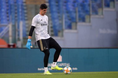 Roma vs Real Madrid Roma Olimpic Stadyumu'nda Dostluk Maçı olarak, İtalya