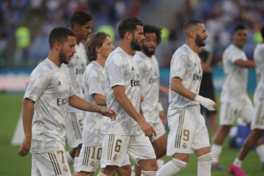 Roma vs Real Madrid Roma Olimpic Stadyumu'nda Dostluk Maçı olarak, İtalya