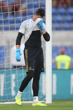 Roma vs Real Madrid Roma Olimpic Stadyumu'nda Dostluk Maçı olarak, İtalya