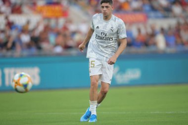 Roma vs Real Madrid Roma Olimpic Stadyumu'nda Dostluk Maçı olarak, İtalya