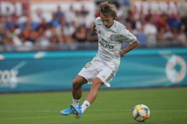 Roma vs Real Madrid Roma Olimpic Stadyumu'nda Dostluk Maçı olarak, İtalya