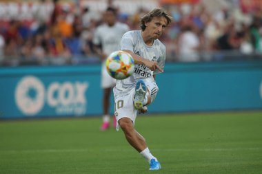 Roma vs Real Madrid Roma Olimpic Stadyumu'nda Dostluk Maçı olarak, İtalya