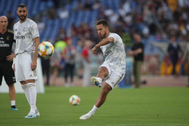 Roma vs Real Madrid Roma Olimpic Stadyumu'nda Dostluk Maçı olarak, İtalya