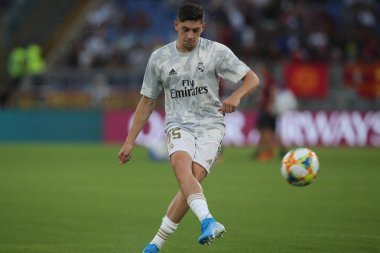 Roma vs Real Madrid Roma Olimpic Stadyumu'nda Dostluk Maçı olarak, İtalya