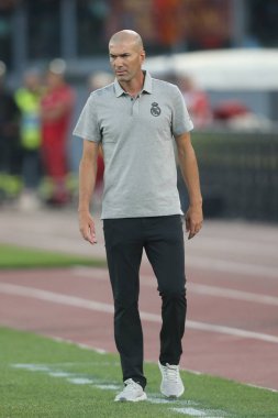 Roma vs Real Madrid Roma Olimpic Stadyumu'nda Dostluk Maçı olarak, İtalya