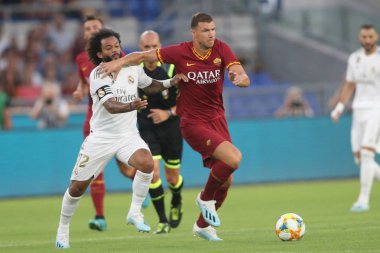 Roma vs Real Madrid Roma Olimpic Stadyumu'nda Dostluk Maçı olarak, İtalya