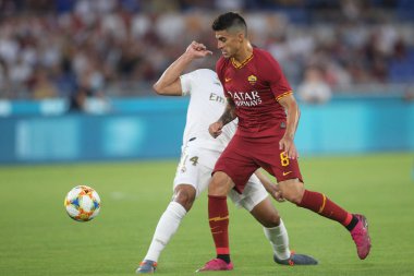 Roma vs Real Madrid Roma Olimpic Stadyumu'nda Dostluk Maçı olarak, İtalya