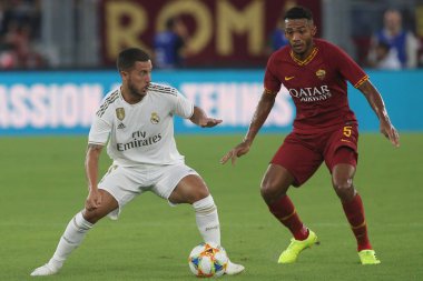 Roma vs Real Madrid Roma Olimpic Stadyumu'nda Dostluk Maçı olarak, İtalya