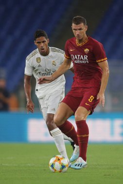 Roma vs Real Madrid Roma Olimpic Stadyumu'nda Dostluk Maçı olarak, İtalya