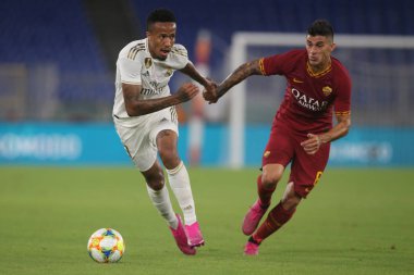 Roma vs Real Madrid Roma Olimpic Stadyumu'nda Dostluk Maçı olarak, İtalya
