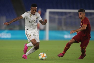 Roma vs Real Madrid Roma Olimpic Stadyumu'nda Dostluk Maçı olarak, İtalya