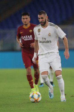 Roma vs Real Madrid Roma Olimpic Stadyumu'nda Dostluk Maçı olarak, İtalya