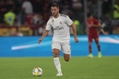 Roma vs Real Madrid Roma Olimpic Stadyumu'nda Dostluk Maçı olarak, İtalya