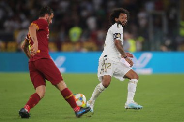 Roma vs Real Madrid Roma Olimpic Stadyumu'nda Dostluk Maçı olarak, İtalya