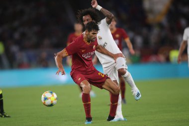 Roma vs Real Madrid Roma Olimpic Stadyumu'nda Dostluk Maçı olarak, İtalya