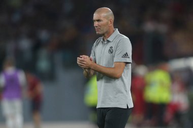 Roma vs Real Madrid Roma Olimpic Stadyumu'nda Dostluk Maçı olarak, İtalya