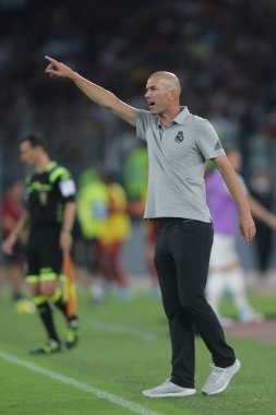 Roma vs Real Madrid Roma Olimpic Stadyumu'nda Dostluk Maçı olarak, İtalya
