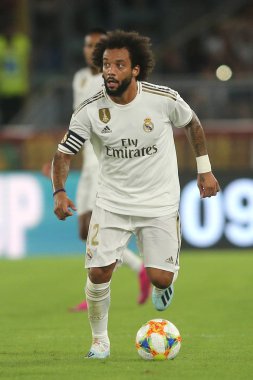 Roma vs Real Madrid Roma Olimpic Stadyumu'nda Dostluk Maçı olarak, İtalya