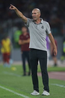 Roma vs Real Madrid Roma Olimpic Stadyumu'nda Dostluk Maçı olarak, İtalya