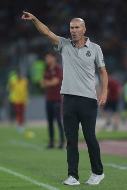 Roma vs Real Madrid Roma Olimpic Stadyumu'nda Dostluk Maçı olarak, İtalya