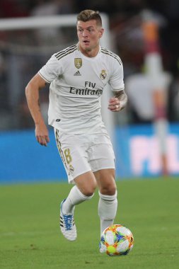 Roma vs Real Madrid Roma Olimpic Stadyumu'nda Dostluk Maçı olarak, İtalya