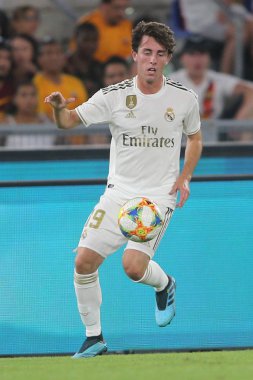 Roma vs Real Madrid Roma Olimpic Stadyumu'nda Dostluk Maçı olarak, İtalya