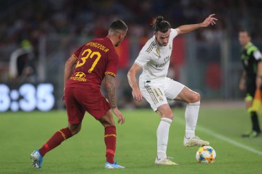Roma vs Real Madrid Roma Olimpic Stadyumu'nda Dostluk Maçı olarak, İtalya