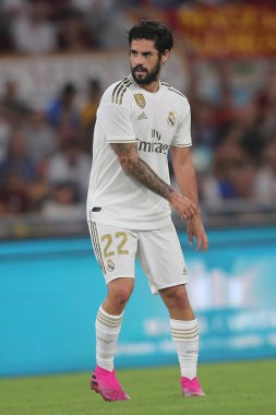 Roma vs Real Madrid Roma Olimpic Stadyumu'nda Dostluk Maçı olarak, İtalya