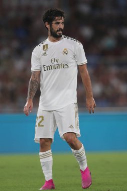 Roma vs Real Madrid Roma Olimpic Stadyumu'nda Dostluk Maçı olarak, İtalya
