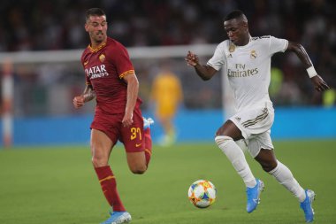 Roma vs Real Madrid Roma Olimpic Stadyumu'nda Dostluk Maçı olarak, İtalya