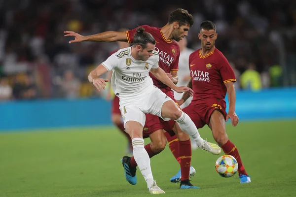 Roma vs Real Madrid Roma Olimpic Stadyumu'nda Dostluk Maçı olarak, İtalya