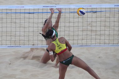 Dünya Turu Roma Beach Volley Finalleri 2018/2019 - Bayanlar Yarı FinalBrezilya v Brezilya
