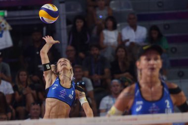 Dünya Turu Roma Beach Volley Finalleri 2018/2019 - Bayanlar Yarı Final İsviçre v Almanya