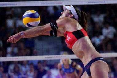 Dünya Turu Roma Beach Volley Finalleri 2018/2019 - Bayanlar Yarı Final İsviçre v Almanya