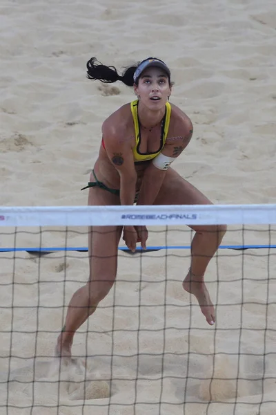 World Tour Rome Beach Volley Finals 2018/2019 - Women Semifinals Brazil v Brazil — Stock Photo, Image