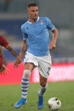 Serie A Futbol Maçı: Ss Lazio Vs As Roma, Roma, İtalya - 1 Eylül 2019